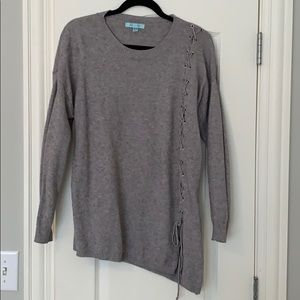 Grey Tie sweater